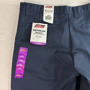 Dickies Core Work Pants Mens 36x34 Blue Regular Straight Chino Trousers NWT